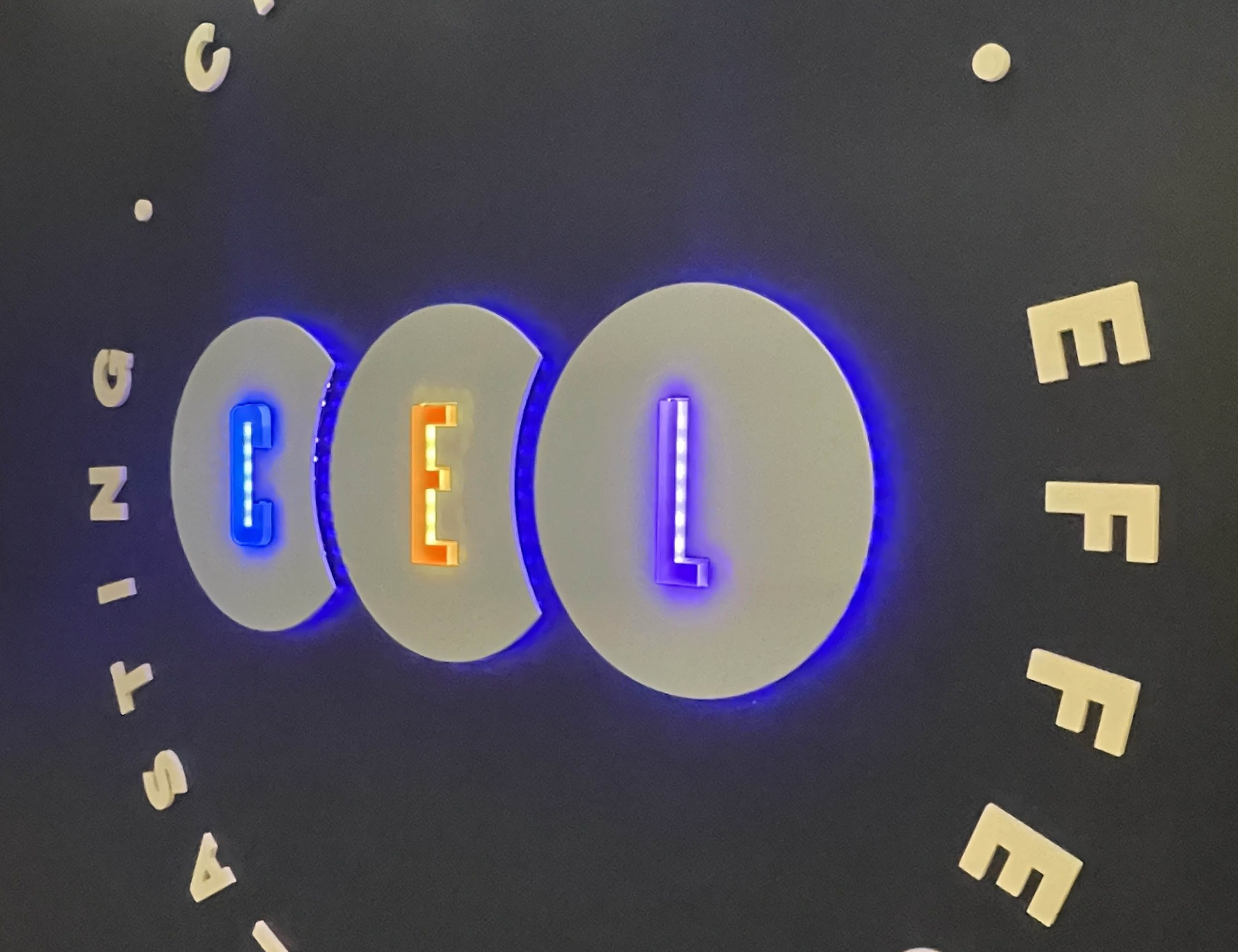 Illuminated Lobby Sign